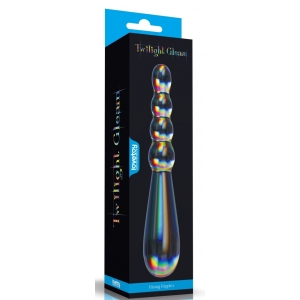 Gode en Verre RISING RIPPLES 18 x 3.5cm Transparent Lovetoy