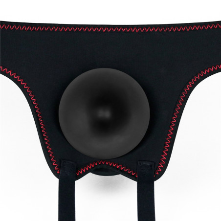 Gode ceinture vibrant EASY STRAP 15.5 cm Noir