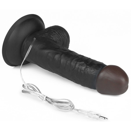Gode Ceinture Vibrant EASY STRAP-ON 12 x 3.7 cm Marron Noir