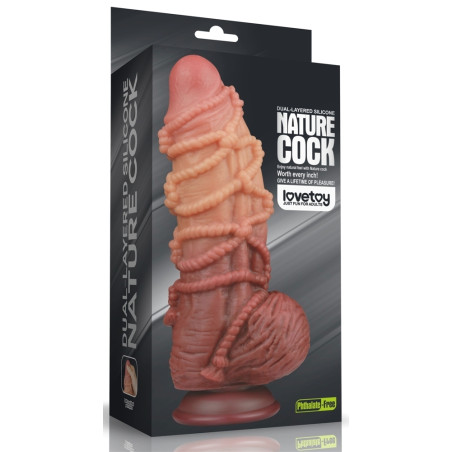 Gode silicone ROPE COCK Lovetoy 17 x 7 cm