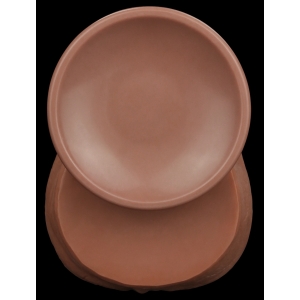 Gode Réaliste XL avec Bourses SLIDING SKIN 27 x 6.5cm Marron Lovetoy