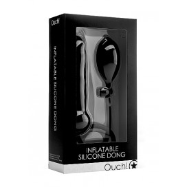 Gode gonflable en silicone de 12 cm de long et 3.4cm de large 2