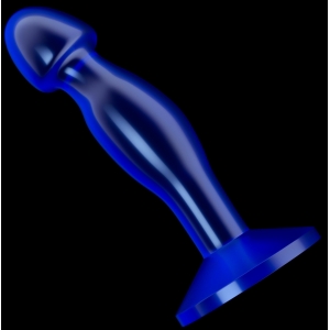 Plug prostatique bleu FLAWLESS de 14 x 4 cm