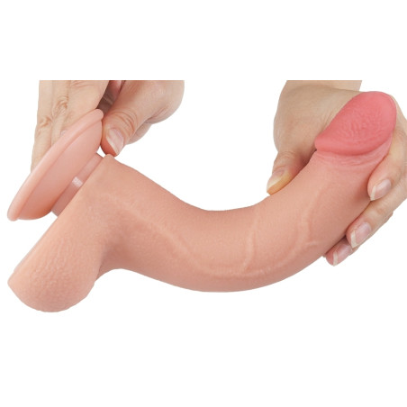 Gode Réaliste avec Bourses SLIDING SKIN 17 x 4cm Lovetoy