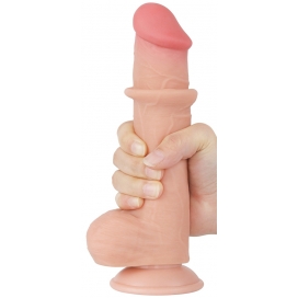 Gode Réaliste avec Bourses SLIDING SKIN 15 x 4.5cm Lovetoy