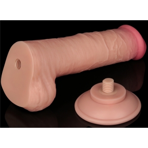 Gode Réaliste avec Bourses SLIDING SKIN 15 x 4.5cm Lovetoy