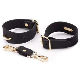 Menottes de Poignets LUXURY GOLD Noir