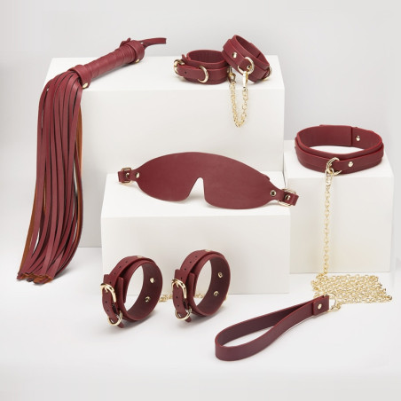 Kit SM 5 Pièces SEX NAVY Bordeaux
