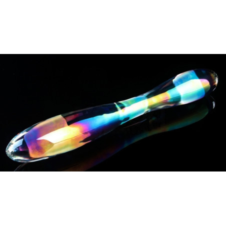 Gode en Verre DOUBLE DELIGHT 22 x 3.6cm Transparent Lovetoy