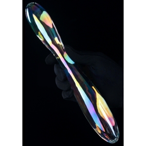 Gode en Verre DOUBLE DELIGHT 22 x 3.6cm Transparent Lovetoy