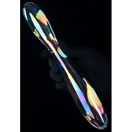 Gode en Verre DOUBLE DELIGHT 22 x 3.6cm Transparent Lovetoy