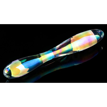 Gode en Verre DOUBLE DELIGHT 22 x 3.6cm Transparent Lovetoy