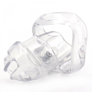 Cage de Chasteté PRESSKEY M 8 x 3.3cm Transparent