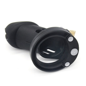 Cage de chasteté silicone Noire de 8 x 3.5cm