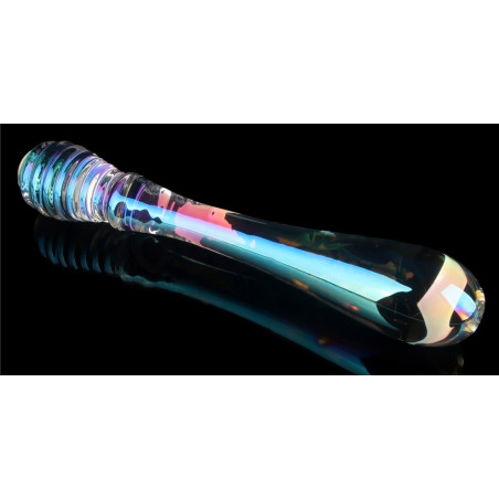 Gode en Verre TWIN PLEASURES 20 x 3.6cm Transparent Lovetoy