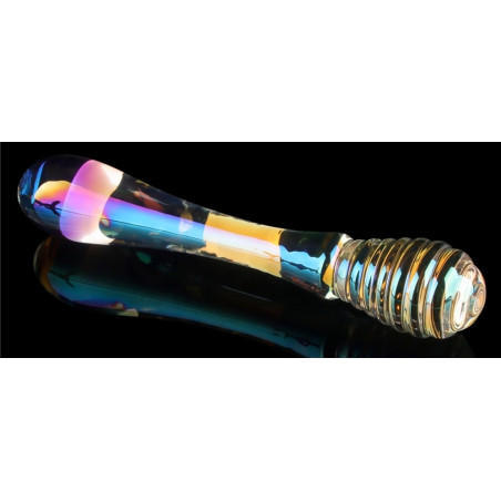 Gode en Verre TWIN PLEASURES 20 x 3.6cm Transparent Lovetoy