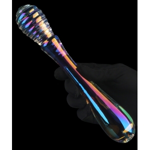 Gode en Verre TWIN PLEASURES 20 x 3.6cm Transparent Lovetoy