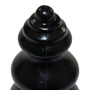 Plug anal ZIZI RIDGE Noir de 11 x 5 cm par Zizi XXX