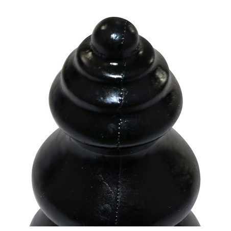 Plug anal ZIZI RIDGE Noir de 11 x 5 cm par Zizi XXX
