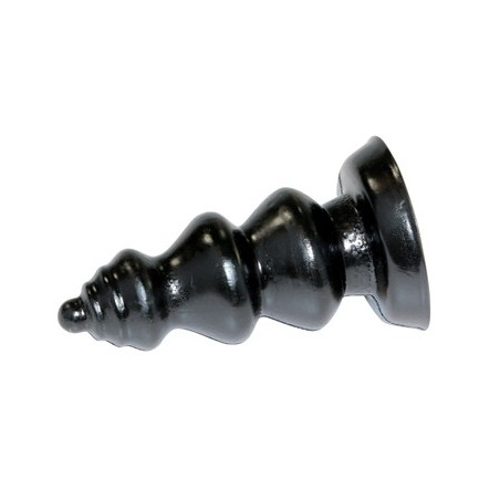 Plug anal ZIZI RIDGE Noir de 11 x 5 cm par Zizi XXX
