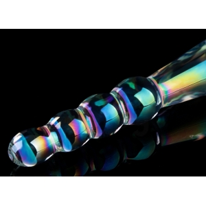 Gode en Verre RISING RIPPLES 18 x 3.5cm Transparent Lovetoy