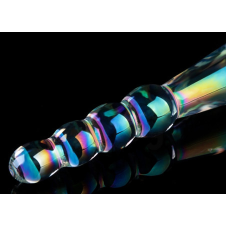 Gode en Verre RISING RIPPLES 18 x 3.5cm Transparent Lovetoy