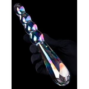 Gode en Verre RISING RIPPLES 18 x 3.5cm Transparent Lovetoy