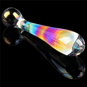Gode en verre ALLURING ARC de 15 cm
