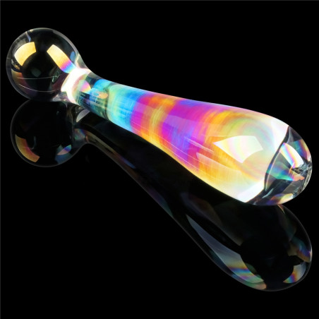 Gode en verre ALLURING ARC de 15 cm