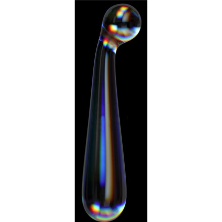 Gode en verre ALLURING ARC de 15 cm