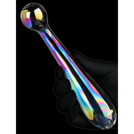Gode en verre ALLURING ARC de 15 cm
