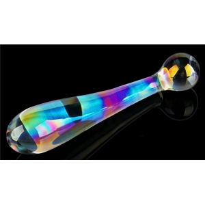 Gode en verre ALLURING ARC de 15 cm