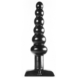 Plug anal ZIZI TEASE noir de 14 x 4 cm