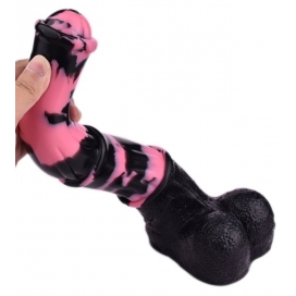 Gode Horse TINULF L 28 x 6.5cm Noir-Rose 2