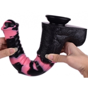 Gode Horse TINULF L 28 x 6.5cm Noir-Rose