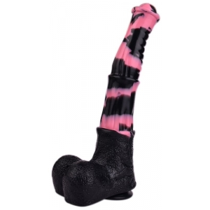 Gode Horse TINULF M 19 x 5cm Noir-Rose