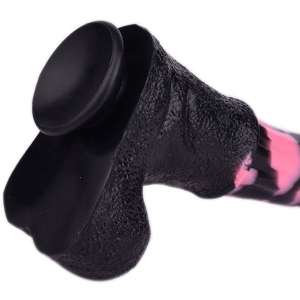 Gode Horse TINULF M 19 x 5cm Noir-Rose
