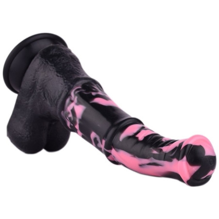 Gode Horse TINULF M 19 x 5cm Noir-Rose