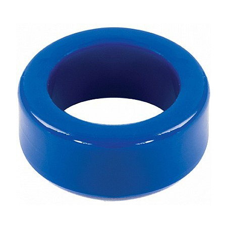 Cockring Stretch flexible Titan bleu de 25mm de diamètre intérieur