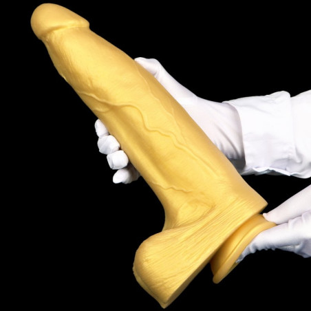 Gode XXL doré THOREL ROYAL de CockXXL 25 x 8 cm