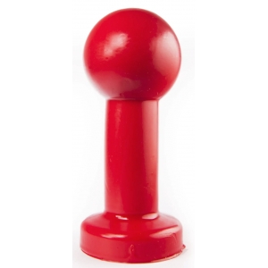 Plug anal rouge ZIZI BIG POP 13 x 6 cm de Zizi XXX