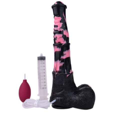 Gode Éjaculateur Horse TINULF SQUIRT L 28 x 6.5 cm Noir-Rose