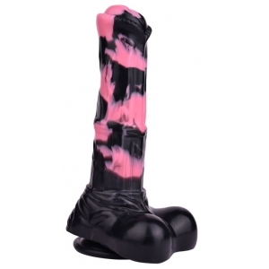 Gode Horse HURULF M 24.5 x 6.5cm Noir-Rose