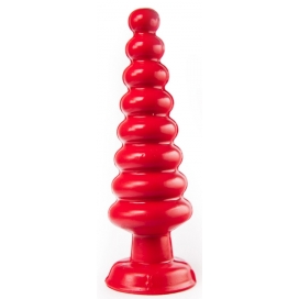 Plug anal ZIZI TREE Rouge de 18 x 6.5 cm