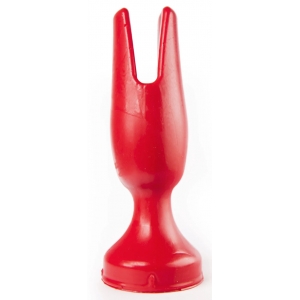 Plug anal rouge ZIZI PRONG 15 x 5.5 cm