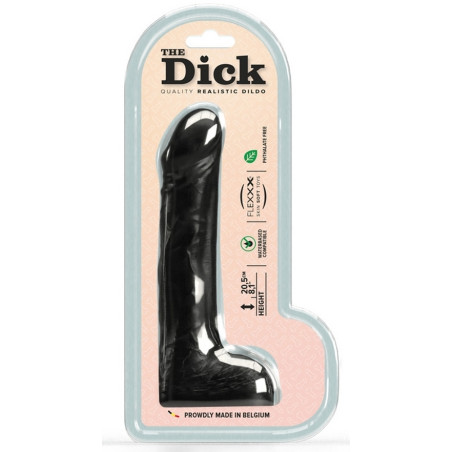Gode noir ROCKY 19 x 4 cm par The Dick