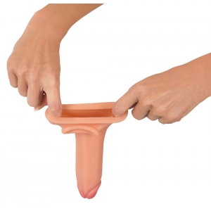 Gaine de pénis REAL EXTEND 19 x 4 cm