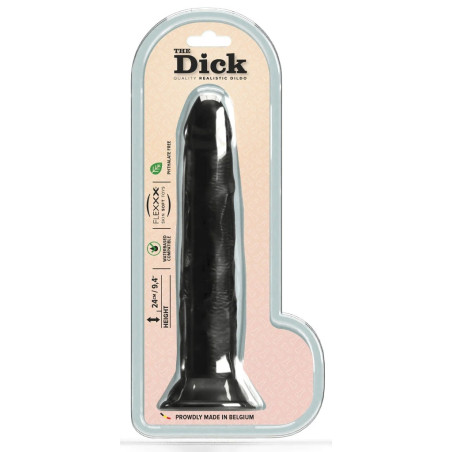 Gode noir BROCK The Dick Forme droite 21 x 4 cm