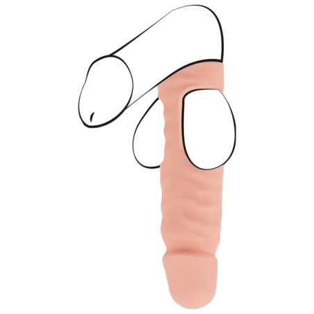 Sextoy Double Pénétration BALL FUCK 9 x 4.7 cm