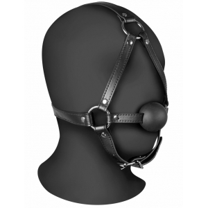 Bâillon Muselière avec boule GAG XTREME Ouch! Noir